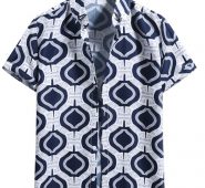 Ericdress Patchwork Lapel Casual Single-Breasted Fall Men’s Shirt