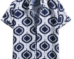 Ericdress Patchwork Lapel Casual Single-Breasted Fall Men’s Shirt