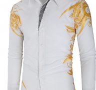 Ericdress Patchwork Lapel Casual Summer Single-Breasted Men’s Shirt