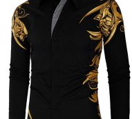 Ericdress Patchwork Lapel Casual Summer Single-Breasted Men’s Shirt