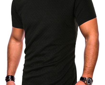 Ericdress Plain Casual Hooded Slim Mens T-shirt