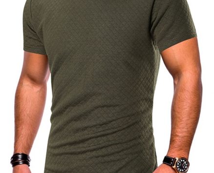 Ericdress Plain Casual Hooded Slim Mens T-shirt