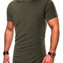 Ericdress Plain Casual Hooded Slim Mens T-shirt