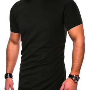 Ericdress Plain Casual Hooded Slim Mens T-shirt