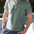 Ericdress Plain Casual Stand Collar Loose Men’s Shirt