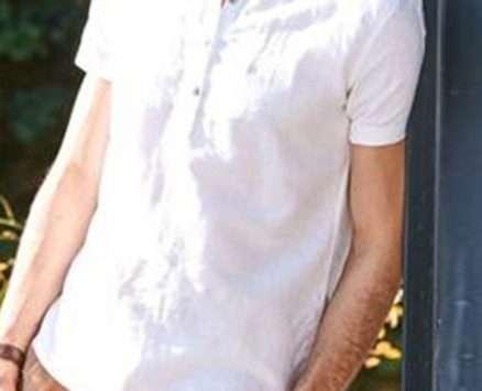 Ericdress Plain Casual Stand Collar Loose Men’s Shirt