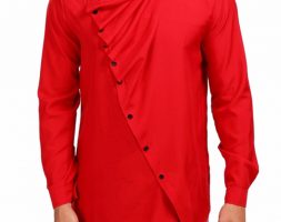 Ericdress Plain Fashion Turtleneck Slim Men’s Shirt