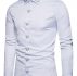 Ericdress Plain Lapel Simple Print Men’s Shirt