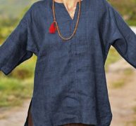 Ericdress Plain Loose Fall Men’s Shirt