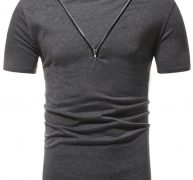 Ericdress Plain Loose Short Sleeve Mens T Shirt