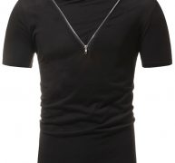 Ericdress Plain Loose Short Sleeve Mens T Shirt