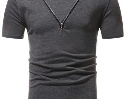 Ericdress Plain Loose Short Sleeve Mens T Shirt