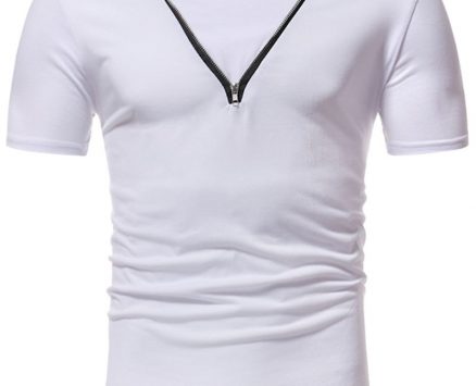 Ericdress Plain Loose Short Sleeve Mens T Shirt