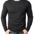 Ericdress Plain Pocket Round Neck Loose Mens T-shirt