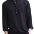 Ericdress Plain Stand Collar Simple Loose Men’s Shirt