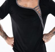 Ericdress Plain Unique Designed Mens T Shirts