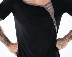 Ericdress Plain Unique Designed Mens T Shirts