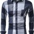 Ericdress Pocket Casual Plaid Single-Breasted Fall Men’s Shirt
