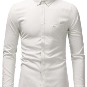 Ericdress Pocket OL Lapel Single-Breasted Fall Men's Shirt