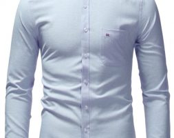 Ericdress Pocket OL Lapel Single-Breasted Fall Men’s Shirt