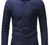 Ericdress Pocket OL Lapel Single-Breasted Fall Men’s Shirt