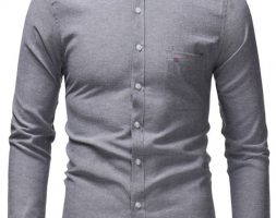 Ericdress Pocket OL Lapel Single-Breasted Fall Men’s Shirt