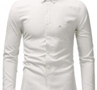 Ericdress Pocket OL Lapel Single-Breasted Fall Men’s Shirt