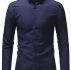 Ericdress Pocket OL Lapel Single-Breasted Fall Men’s Shirt