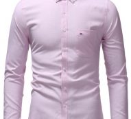 Ericdress Pocket OL Lapel Single-Breasted Fall Men’s Shirt