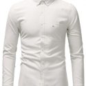 Ericdress Pocket OL Lapel Single-Breasted Fall Men’s Shirt