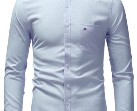 Ericdress Pocket OL Lapel Single-Breasted Fall Men’s Shirt