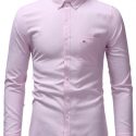 Ericdress Pocket OL Lapel Single-Breasted Fall Men’s Shirt