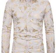 Ericdress Print Animal Lapel Single-Breasted Men’s Shirt