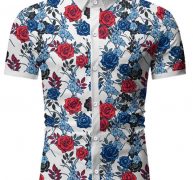 Ericdress Print Casual Floral Single-Breasted Men’s Shirt