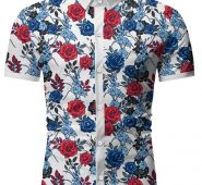 Ericdress Print Casual Floral Single-Breasted Men’s Shirt