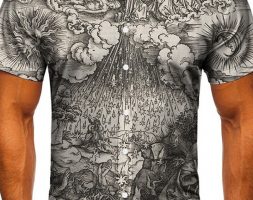 Ericdress Print Casual Slim Single-Breasted Men’s Shirt