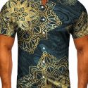 Ericdress Print Casual Slim Single-Breasted Men’s Shirt