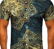 Ericdress Print Casual Slim Single-Breasted Men’s Shirt