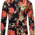Ericdress Print Floral Lapel Single-Breasted Spring Men’s Shirt