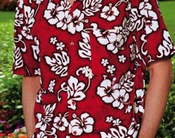 Ericdress Print Floral Straight Men’s Shirt