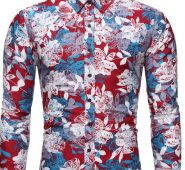 Ericdress Print Lapel Casual Single-Breasted Spring Men’s Shirt
