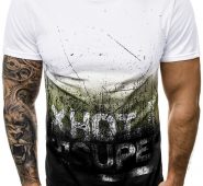 Ericdress Print Letter Casual Loose Mens T-shirt