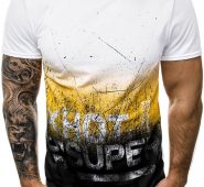 Ericdress Print Letter Casual Loose Mens T-shirt