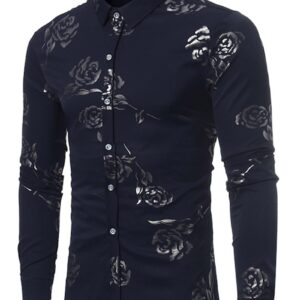 Ericdress Print Men's Shirt