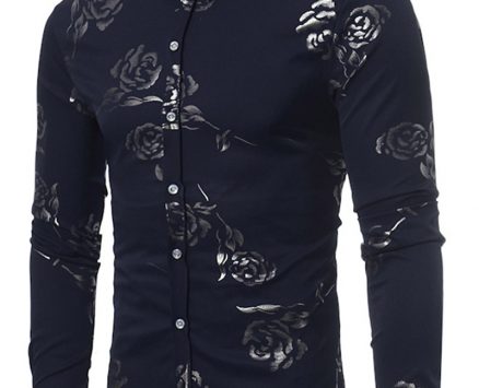 Ericdress Print Men’s Shirt