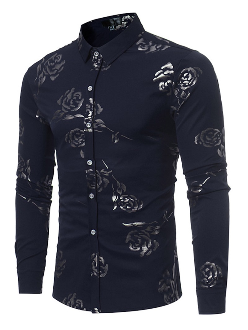 Ericdress Print Men's Shirt