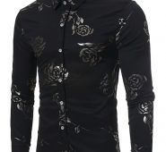 Ericdress Print Men’s Shirt