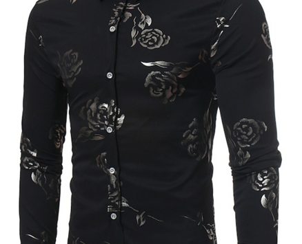 Ericdress Print Men’s Shirt
