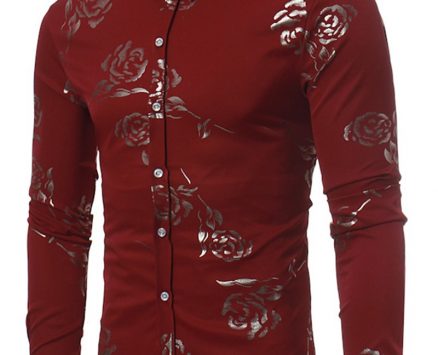 Ericdress Print Men’s Shirt