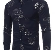Ericdress Print Men’s Shirt